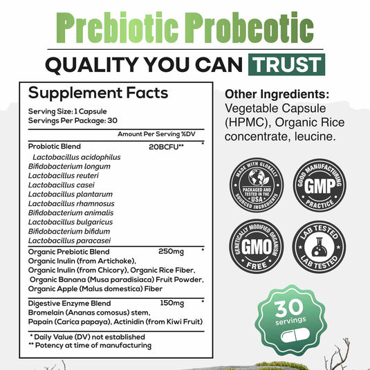Wild Foods - Prebiotics & Probiotics - Vitamins & Supplements