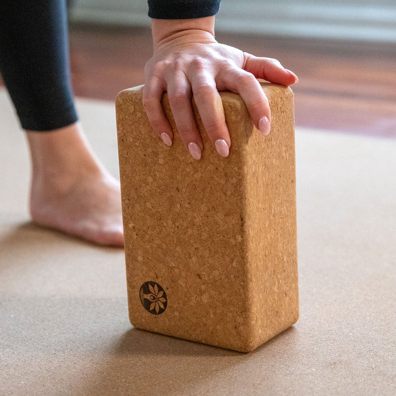 Load image into Gallery viewer, Yoloha Yoga - Cork Yoga Block
