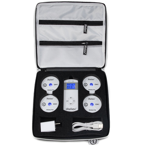 iReliev - Hard Protective Carry Case for Wireless TENS + EMS