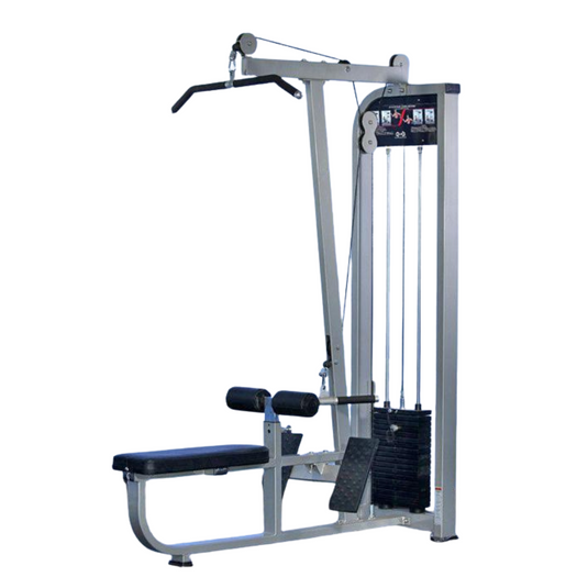 Muscle D Fitness - Dual Function Lat-Low Row Combo - Seated - Pin Selectorized - Commercial Grade