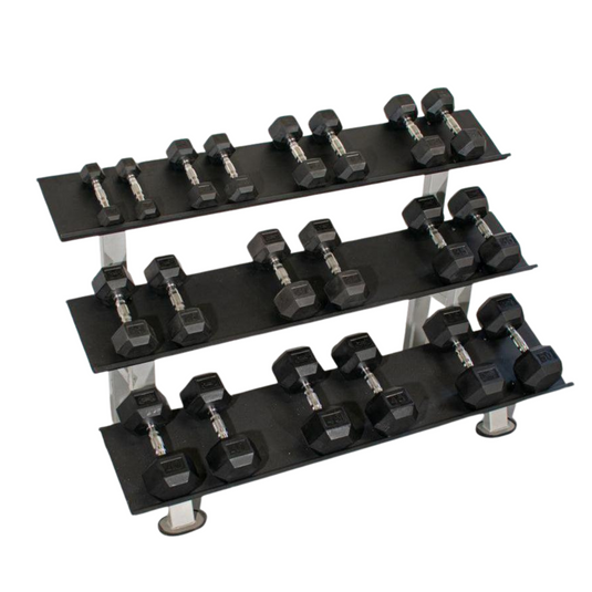Muscle D Fitness - Rubber Hex Dumbbell Set - Steel Handle - Quality knurling - Weightlfting