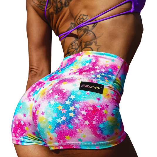 Peachy Athletic - Twinkle Little Star Shorts