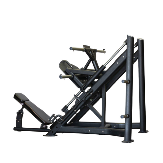 Muscle D Fitness - 45 Degree Linear Leg Press Machine - Adjustable Angle Back Pad