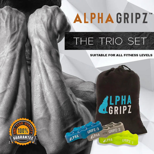Alpha Gripz - LEVEL X Set (18 lb + Progressive Resistance Bundle)