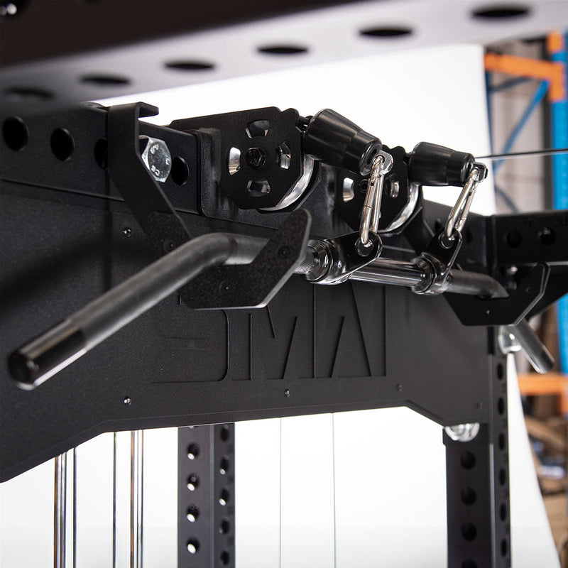 Load image into Gallery viewer, SMAI - All In 1 Cable Trainer - Power Rack with Cable Machine, Smith Machine &amp; Accessory Pack - Vanta Series
