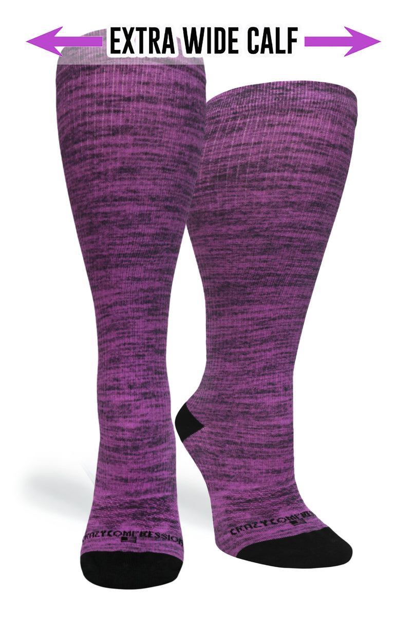 Load image into Gallery viewer, Crazy Compression - Purple Heather (Standard &amp; Extra Wide)
