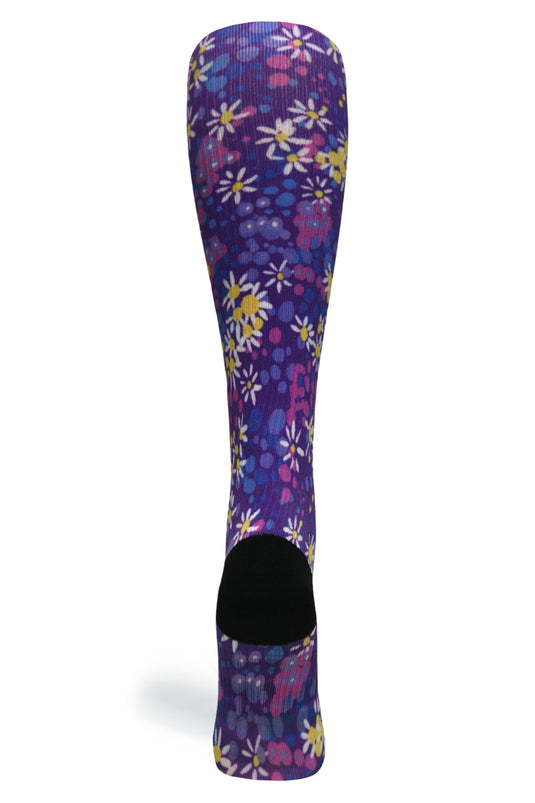 Crazy Compression - Purple Petals - (Standard & Extra Wide)