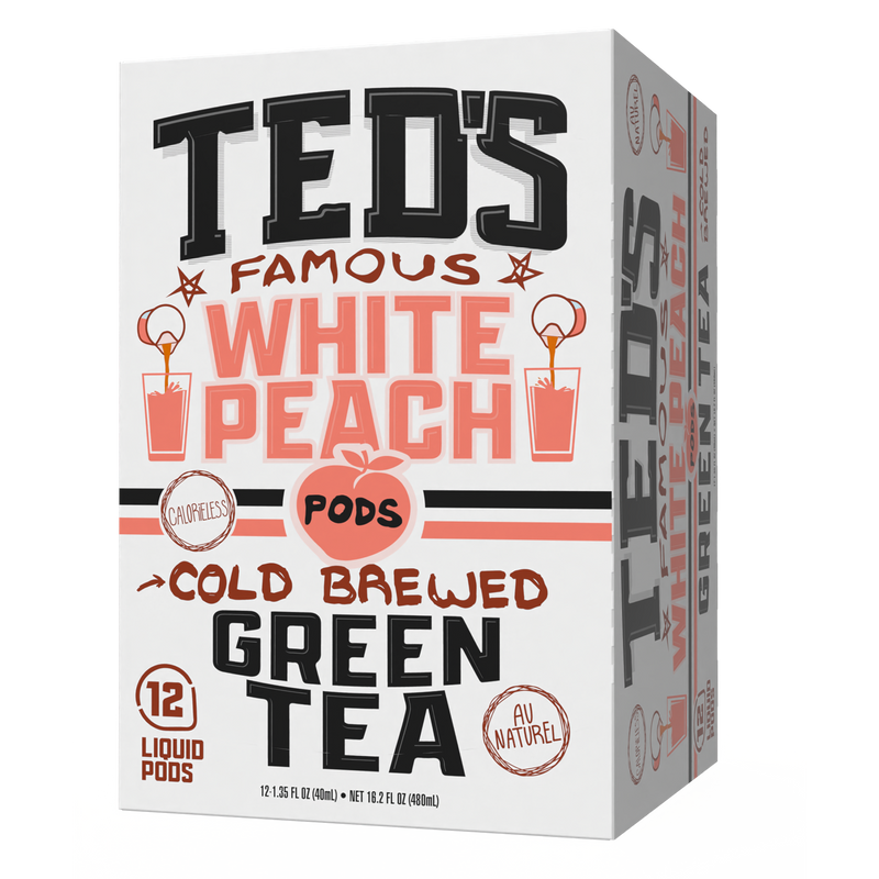 Load image into Gallery viewer, Java House - Ted's - White Peach Cold Brewed Green Tea

