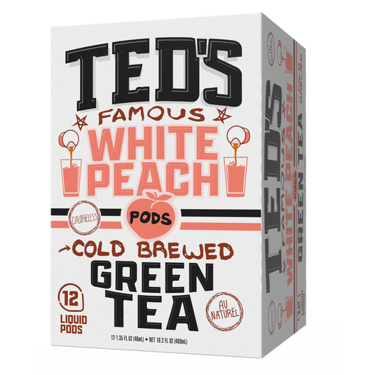 Java House - Ted's - White Peach Cold Brewed Green Tea