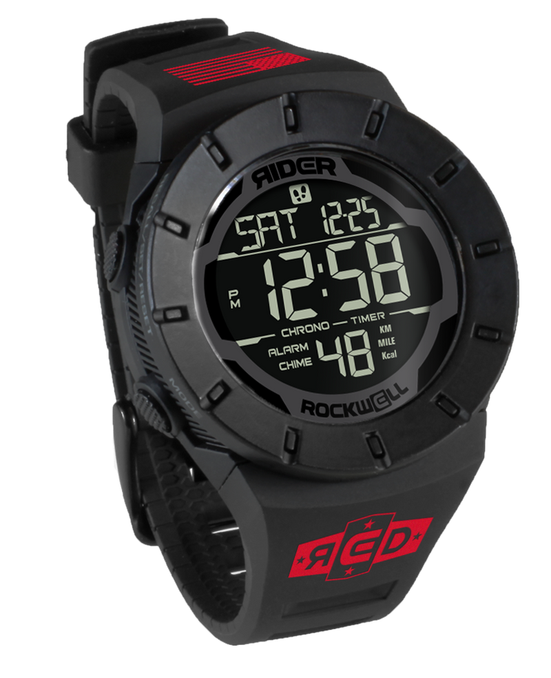 Load image into Gallery viewer, Rockwell Time - Coliseum Fit™ Forum - R.E.D. Edition (Phantom Black) Watch
