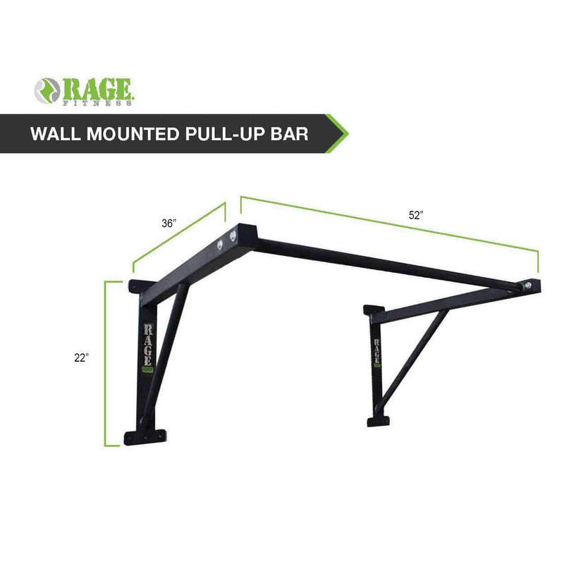 Load image into Gallery viewer, Rage Fitness - R2 Wall Mounted Pull-Up Bar
