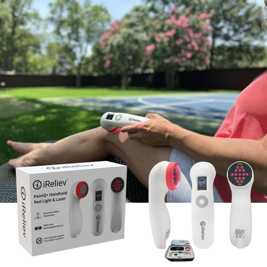 iReliev - PainIQ+ Red Light & Infrared Laser Therapy Device