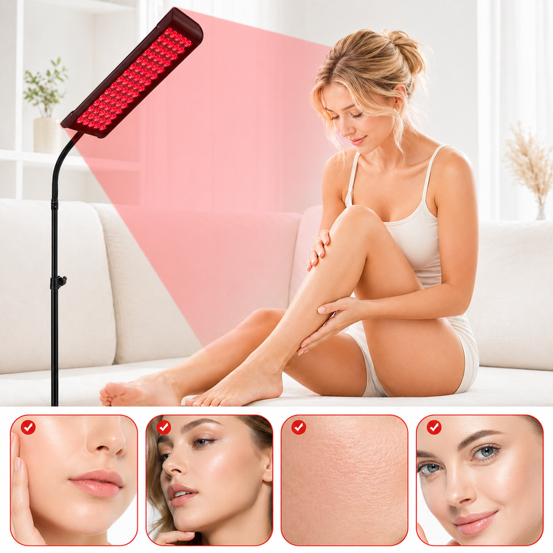 Load image into Gallery viewer, iReliev - FullGlow Red Light &amp; Near Infrared Panel System (75 LEDs) - Red Light Therapy
