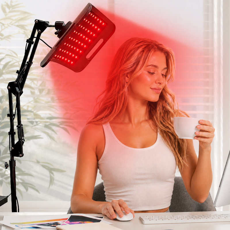 Load image into Gallery viewer, iReliev - FullGlow Red Light &amp; Near Infrared Panel System (104 LEDs) - Red Light Therapy
