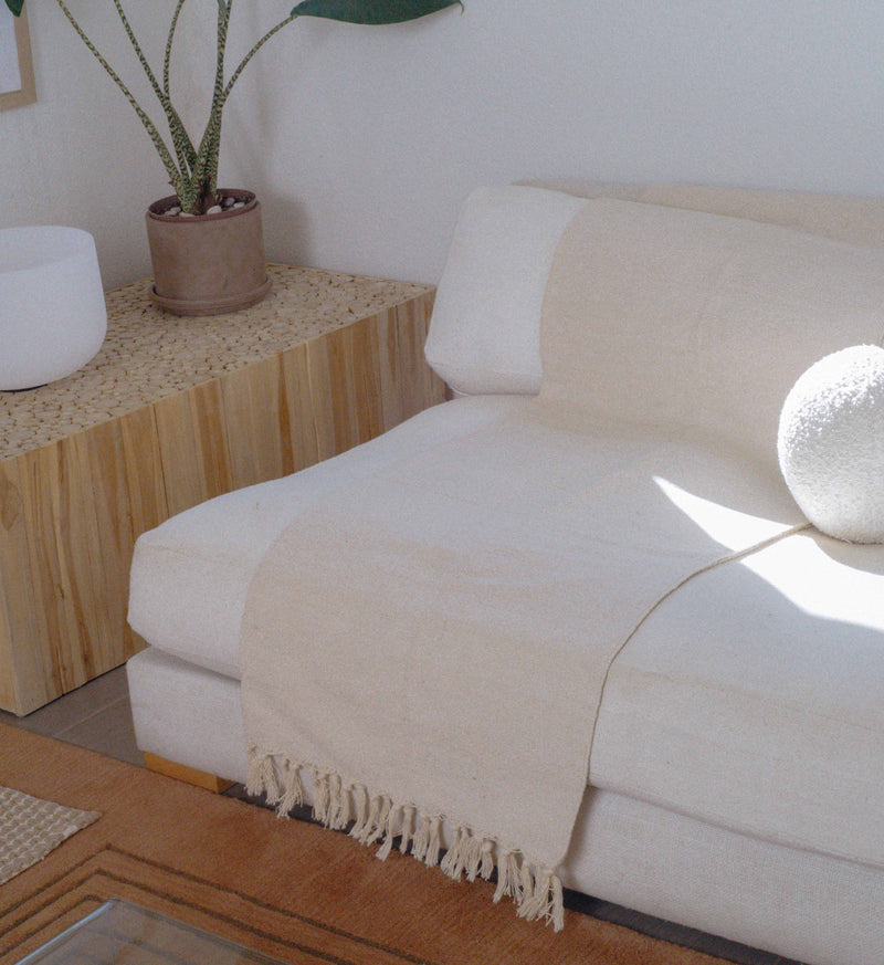 Load image into Gallery viewer, Organic Cotton Yoga Blanket - Naturally Dyed
