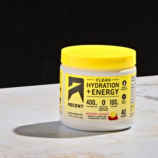 Ascent Clean Hydration + Energy - Raspberry Lemonade