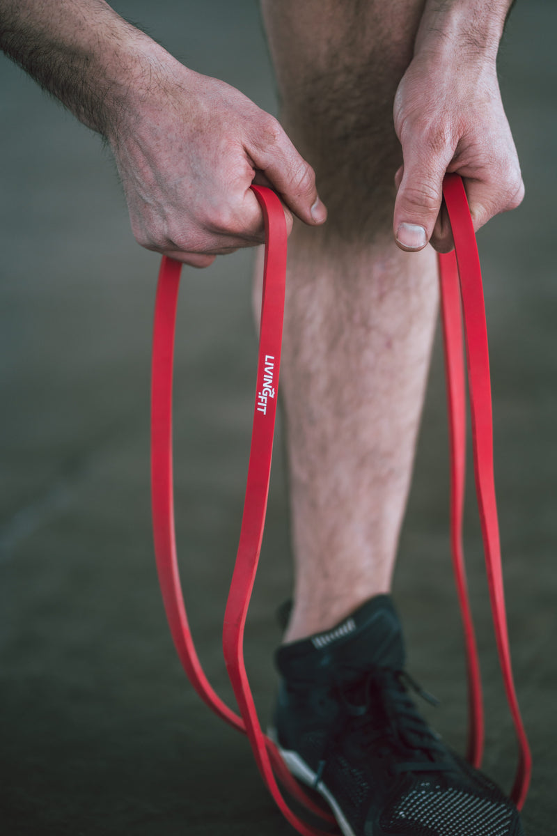 Load image into Gallery viewer, Living.Fit - Resistance Bands – Strength, Flexibility &amp; Pull-Up Assistance - 41"
