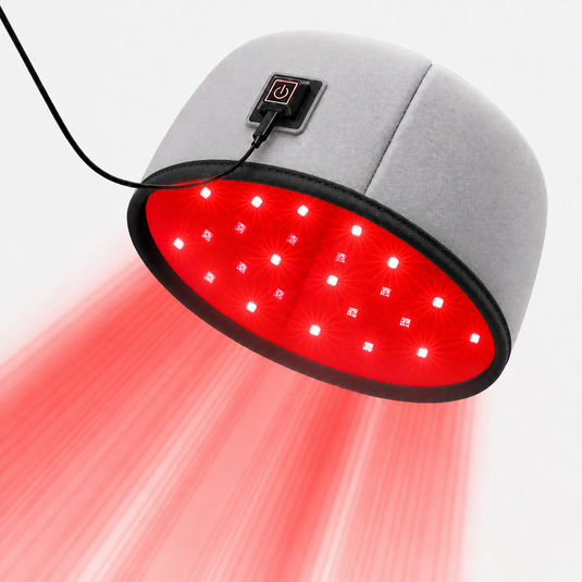 iReliev - FullGlow Red Light & Infrared Therapy Hat - Gray