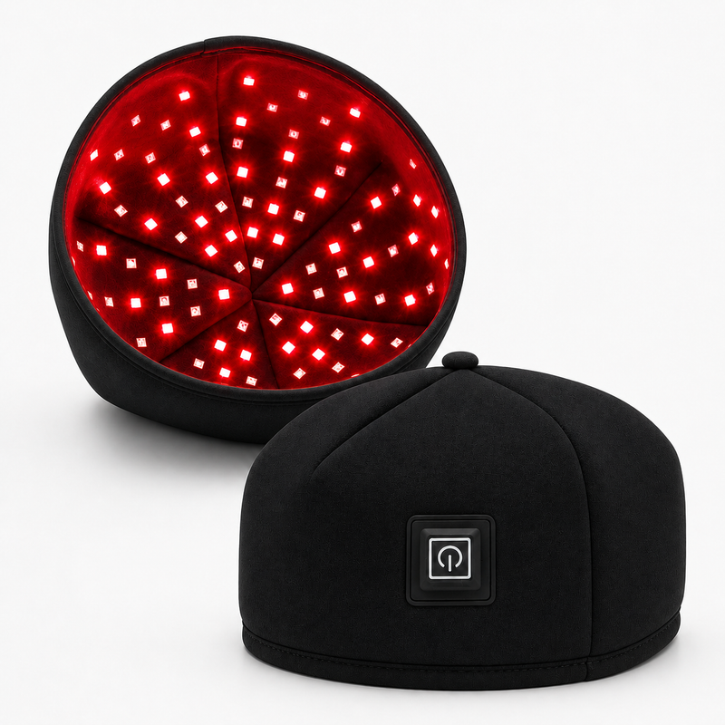 Load image into Gallery viewer, iReliev - FullGlow Red Light &amp; Infrared Therapy Hat - Red Light Therapy
