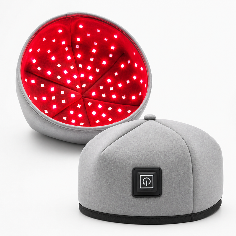 Load image into Gallery viewer, iReliev - FullGlow Red Light &amp; Infrared Therapy Hat - Red Light Therapy
