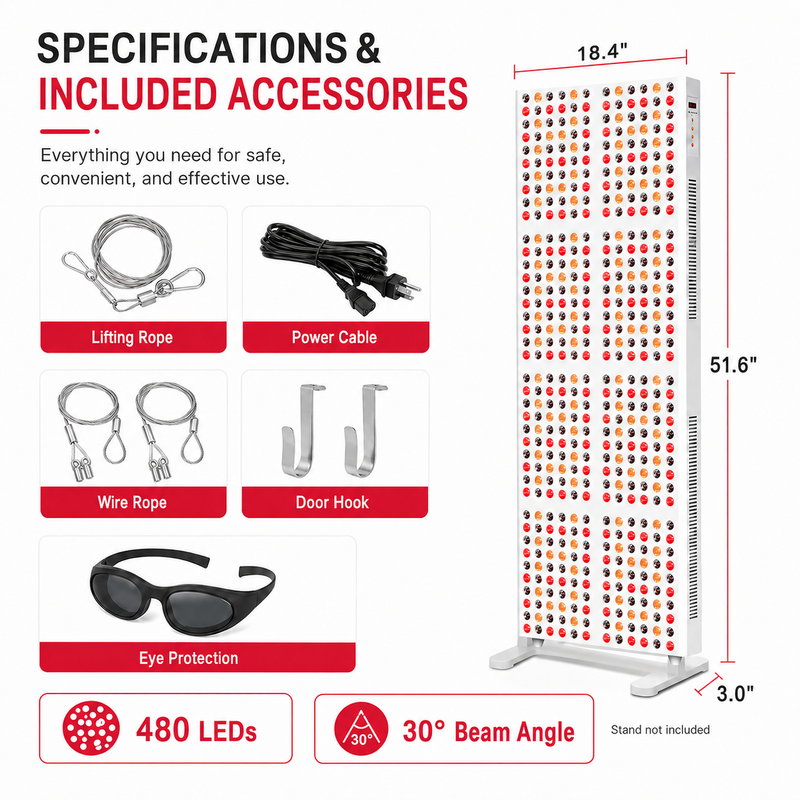 Load image into Gallery viewer, iReliev - Red Light &amp; Near Infrared Therapy Panel, Full Body, 2400W - Red Light Therapy

