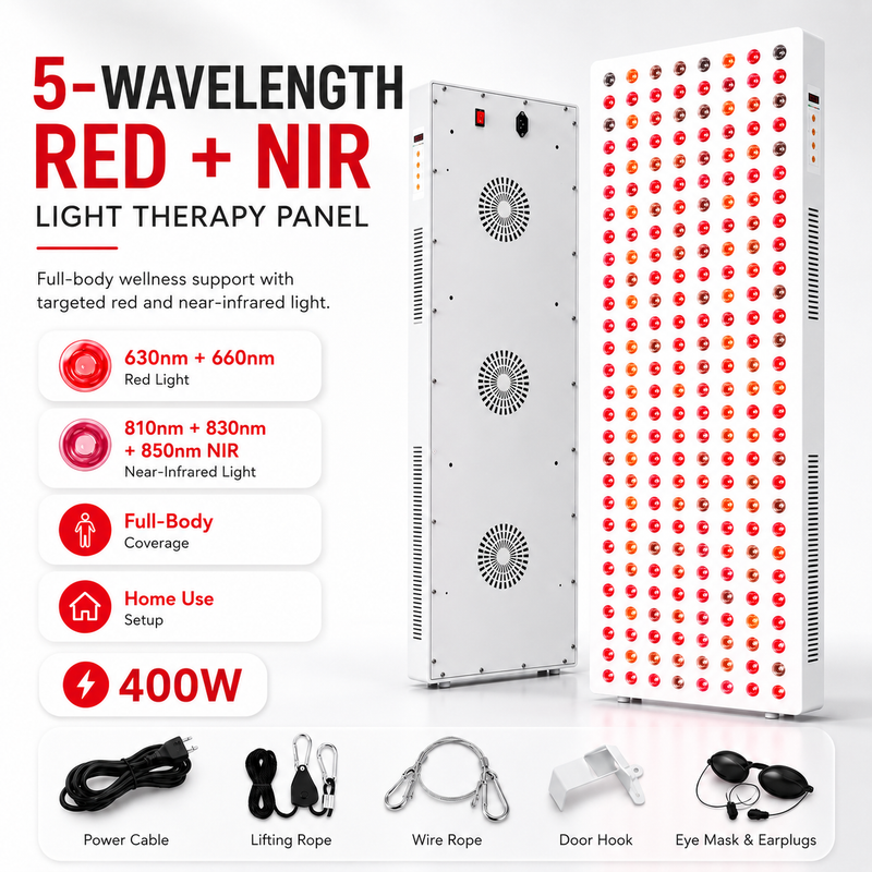 Load image into Gallery viewer, iReliev - Red Light &amp; Near Infrared Therapy Panel, Full Body, 1500W - Red Light Therapy
