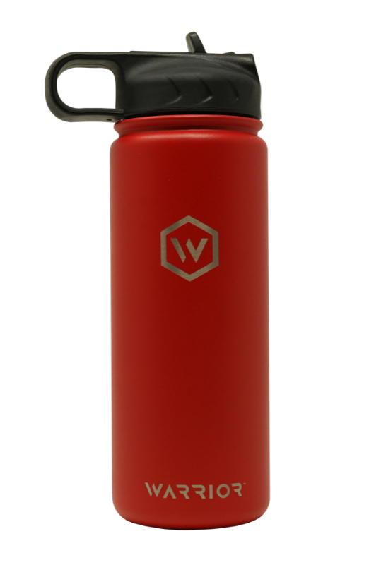Load image into Gallery viewer, Rockwell Time - Rockwell Warrior Flask - Double Walled - Stainless Steel Flask - (Valor Red)
