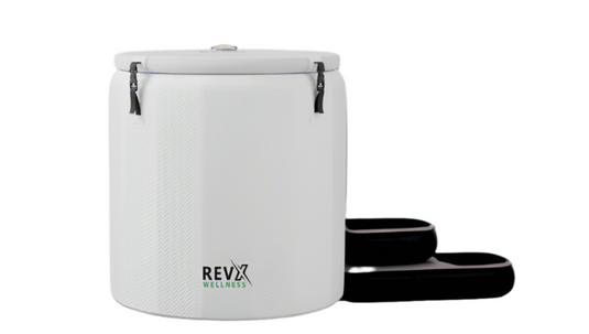 RevX Wellness - RevX Inflatable Barrel with Inflatable Steps