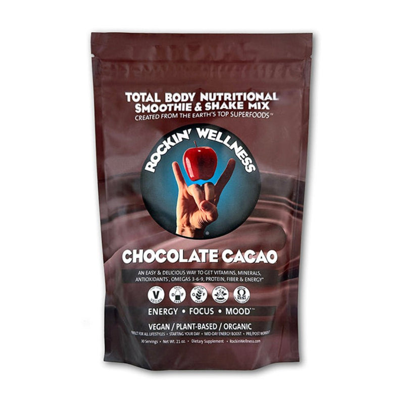 Load image into Gallery viewer, Rockin' Wellness - Chocolate Cacao Nutritional Shake Mix
