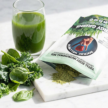 Load image into Gallery viewer, Rockin' Wellness - Organic Energy Greens Powder | The Ultimate Daily Alkalizing Reset
