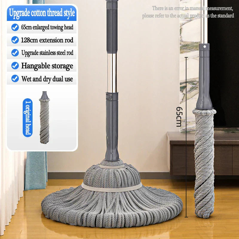Load image into Gallery viewer, Decorbites - DecorBites™ Easy Spin Mop with Long Handle for Hands-Free Floor Cleaning
