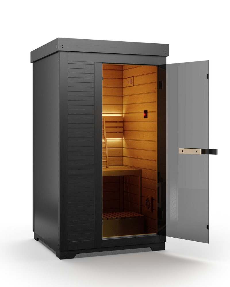 Load image into Gallery viewer, Saunabox - Forge 1-Person: Traditional Finnish Sauna
