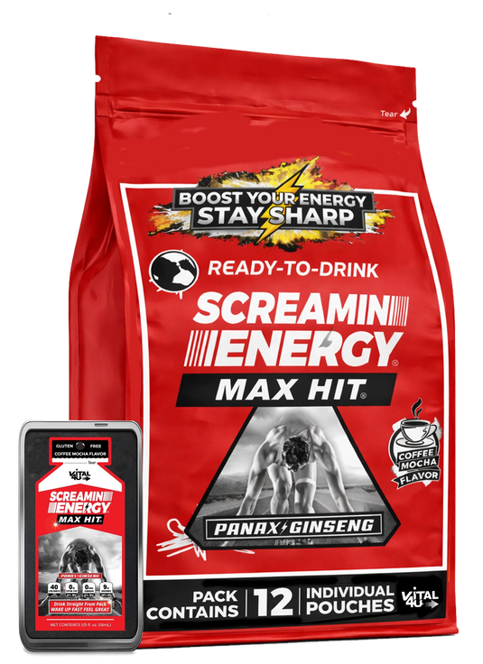 Vital 4U - Screamin Energy Max Hit Coffee Mocha