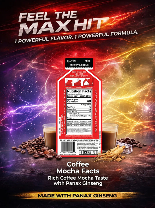 Vital 4U - Screamin Energy Max Hit Coffee Mocha