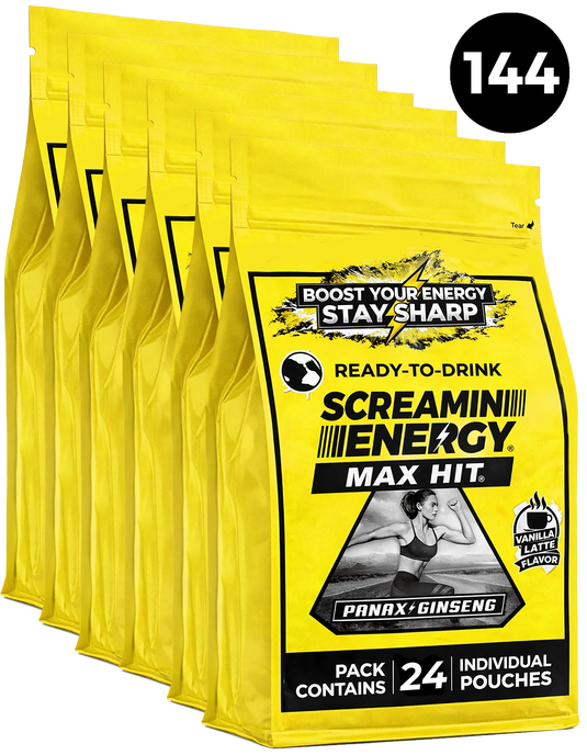 Vital 4U - Screamin Energy Max Hit Vanilla Latte Sugar Free