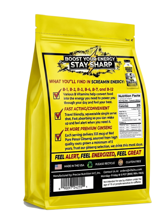 Vital 4U - Screamin Energy Max Hit Vanilla Latte Sugar Free