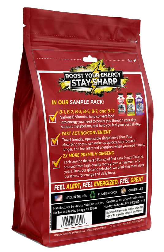 Vital 4U - Screamin Energy Max Hit Sample Pack - 6 Pouches