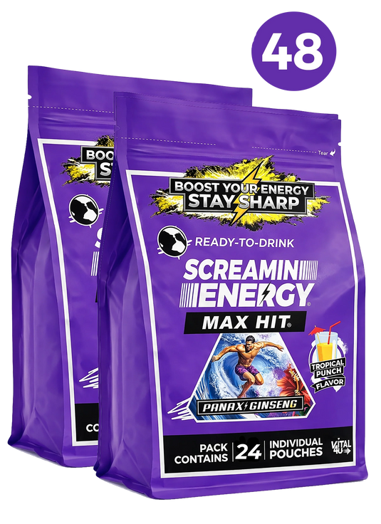 Vital 4U - Screamin Energy Max Hit Tropical Punch Sugar Free