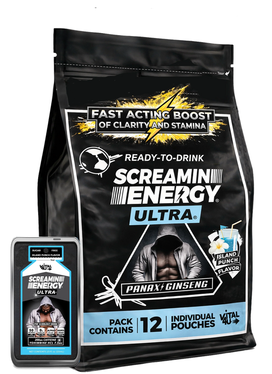 Vital 4U - Screamin Energy Ultra Island Punch - Vitamins & Supplements