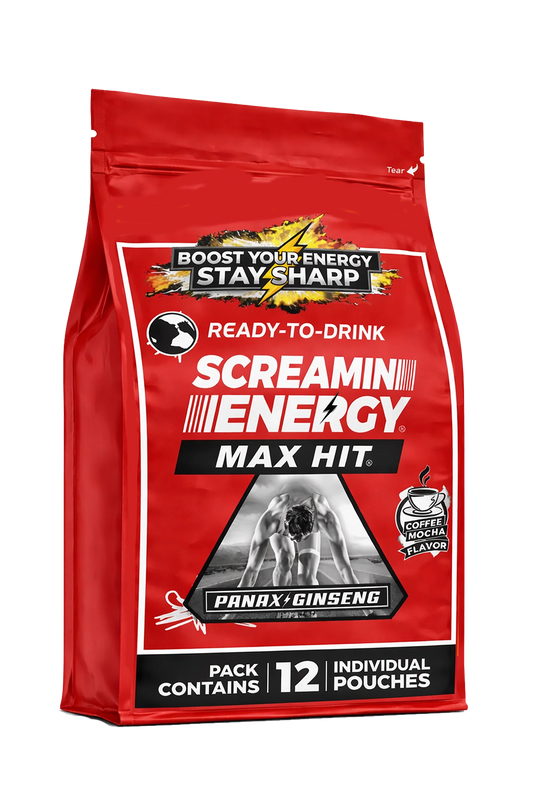 Vital 4U - Screamin Energy Max Hit Coffee Mocha