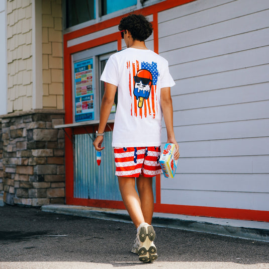 Elite Athletic Gear - USA Flag Ice Cream Shorts