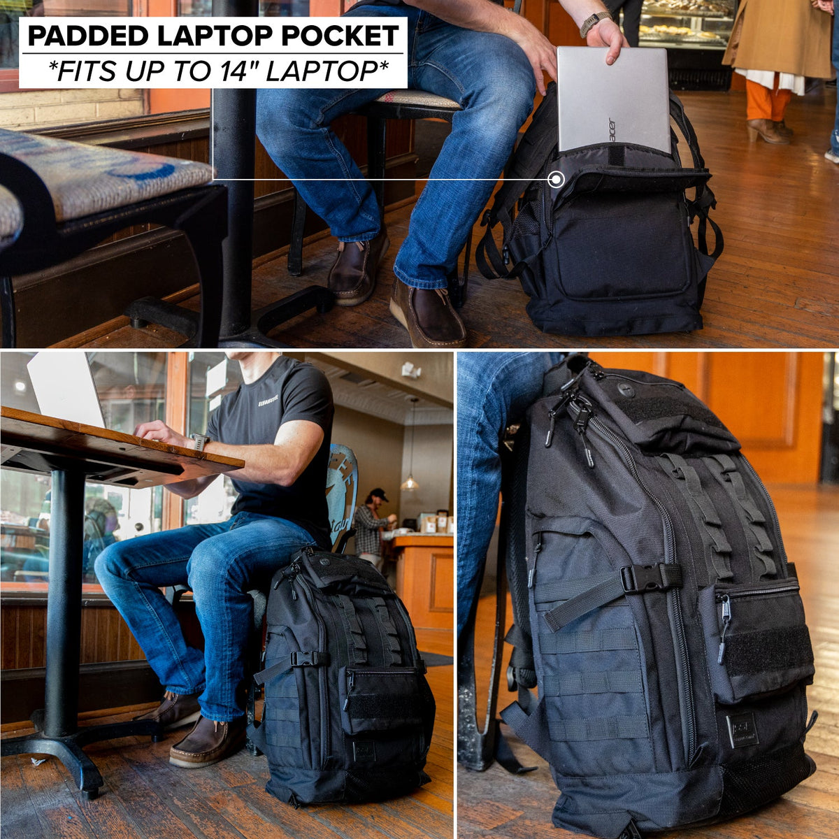 best gym laptop backpack 45L with Shoe Compartment Color:Glow Caution Tape monster rod holders PENN Slammer IV Bailess Crafted from eco