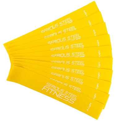 Serious Steel Fitness - Mini Loops Resistance Bands- 10 Pack