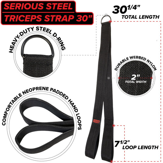 Serious Steel Fitness - Tricep Strap & Ab Strap