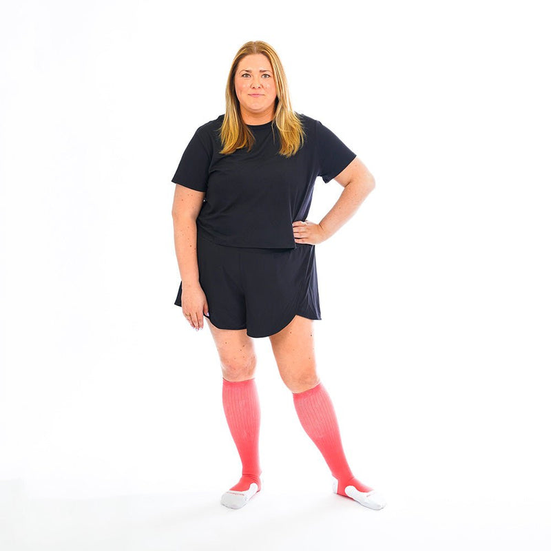 Load image into Gallery viewer, Pro Compression - Marathon wide-calf, just peachy
