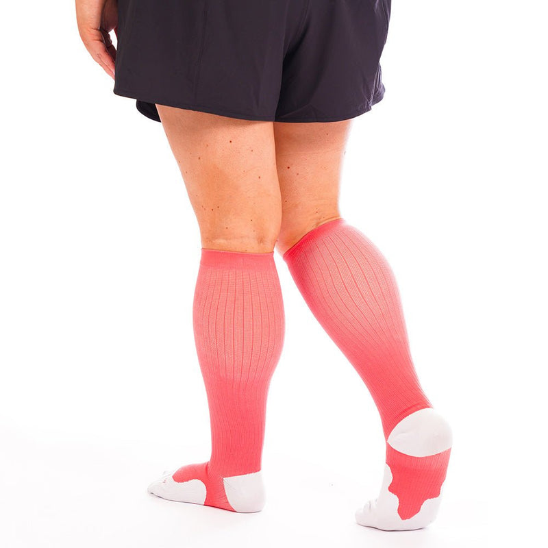 Load image into Gallery viewer, Pro Compression - Marathon wide-calf, just peachy
