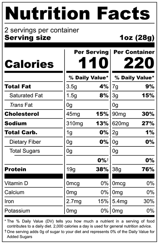 GrazeOn - Salt & Pepper Beef Crisps (2 oz)