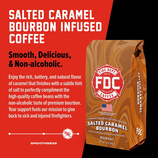 Fire Department Coffee - Salted Caramel Bourbon Infused Coffee