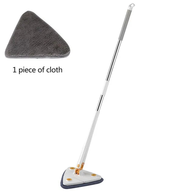 Load image into Gallery viewer, Decorbites - DecorBites™ 360 Rotating Telescopic Triangle Floor Mop &amp; Window Squeegee
