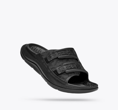 Hoka - All Gender Ora Luxe Recovery Slide Sandal - Black